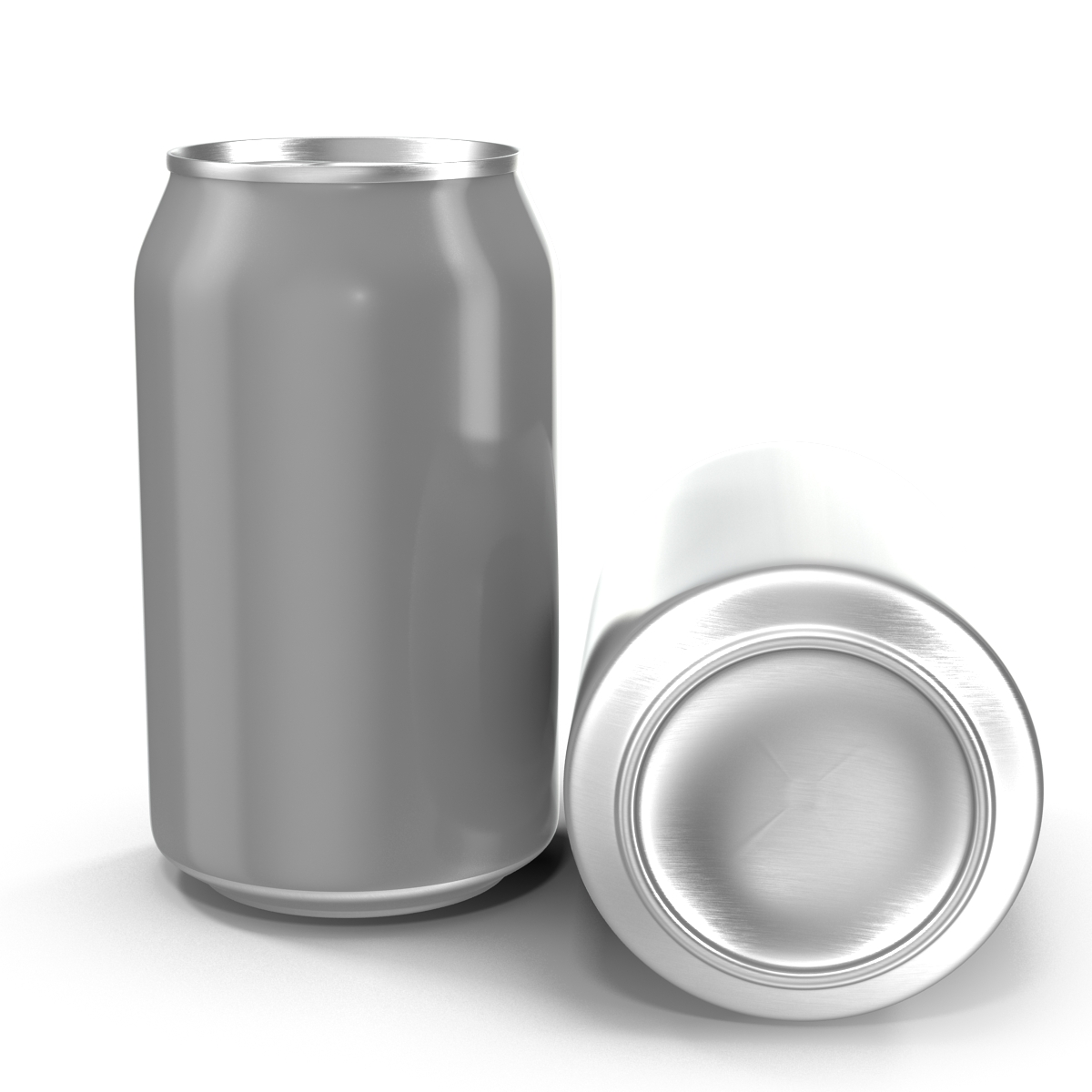 3D Aluminium Can Open model