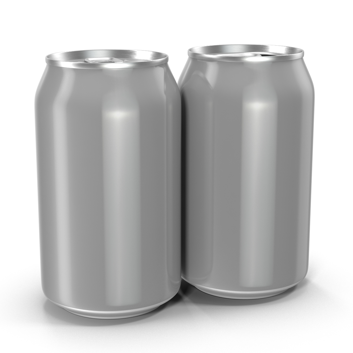 3D Aluminium Can Open model