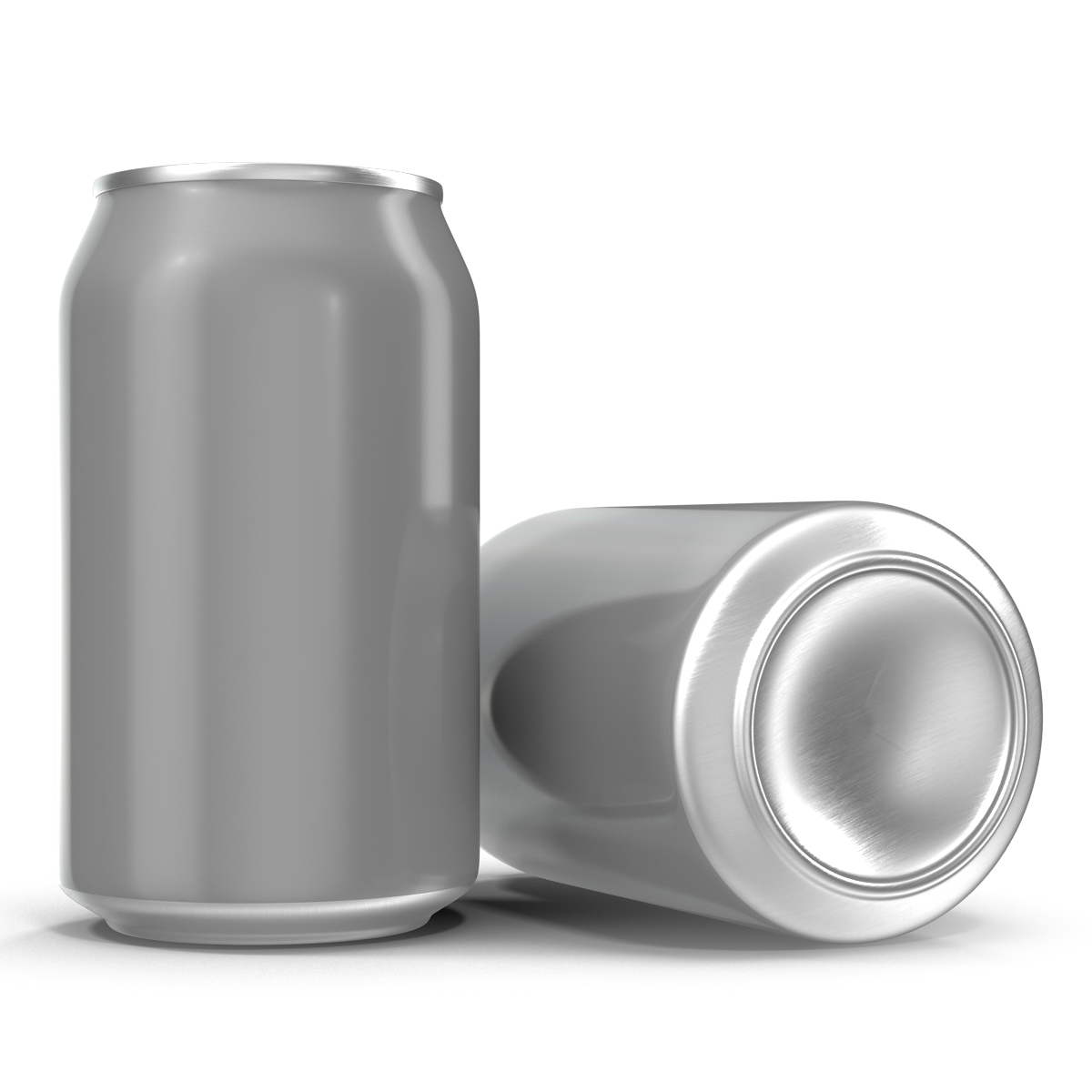 3D Aluminium Can Open model