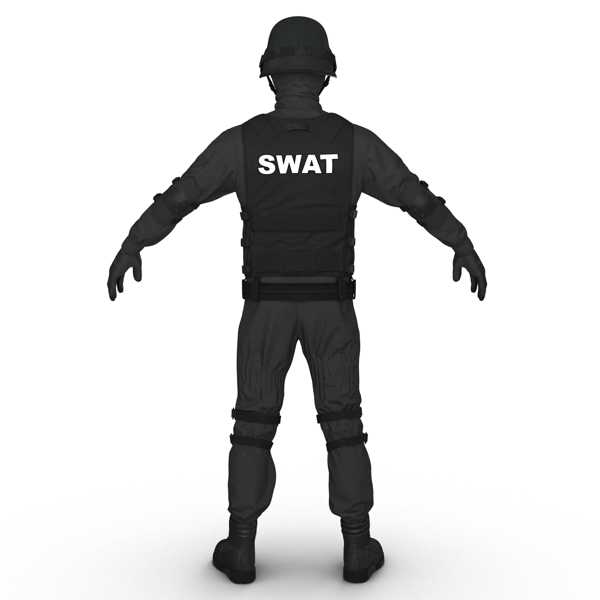 SWAT Uniform 3 3D model