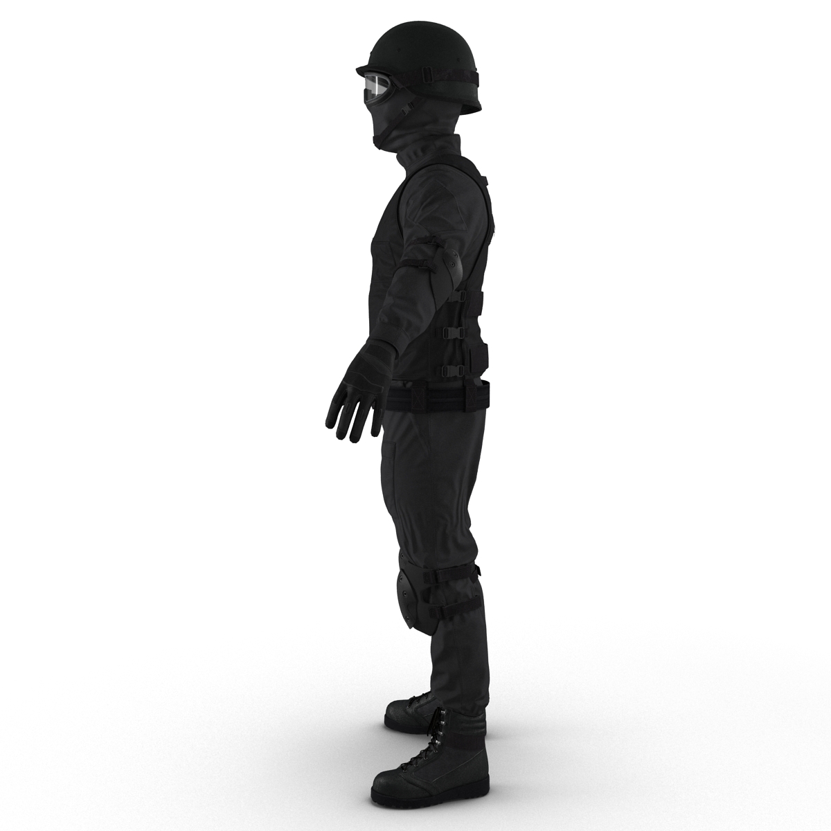 SWAT Uniform 3 3D model