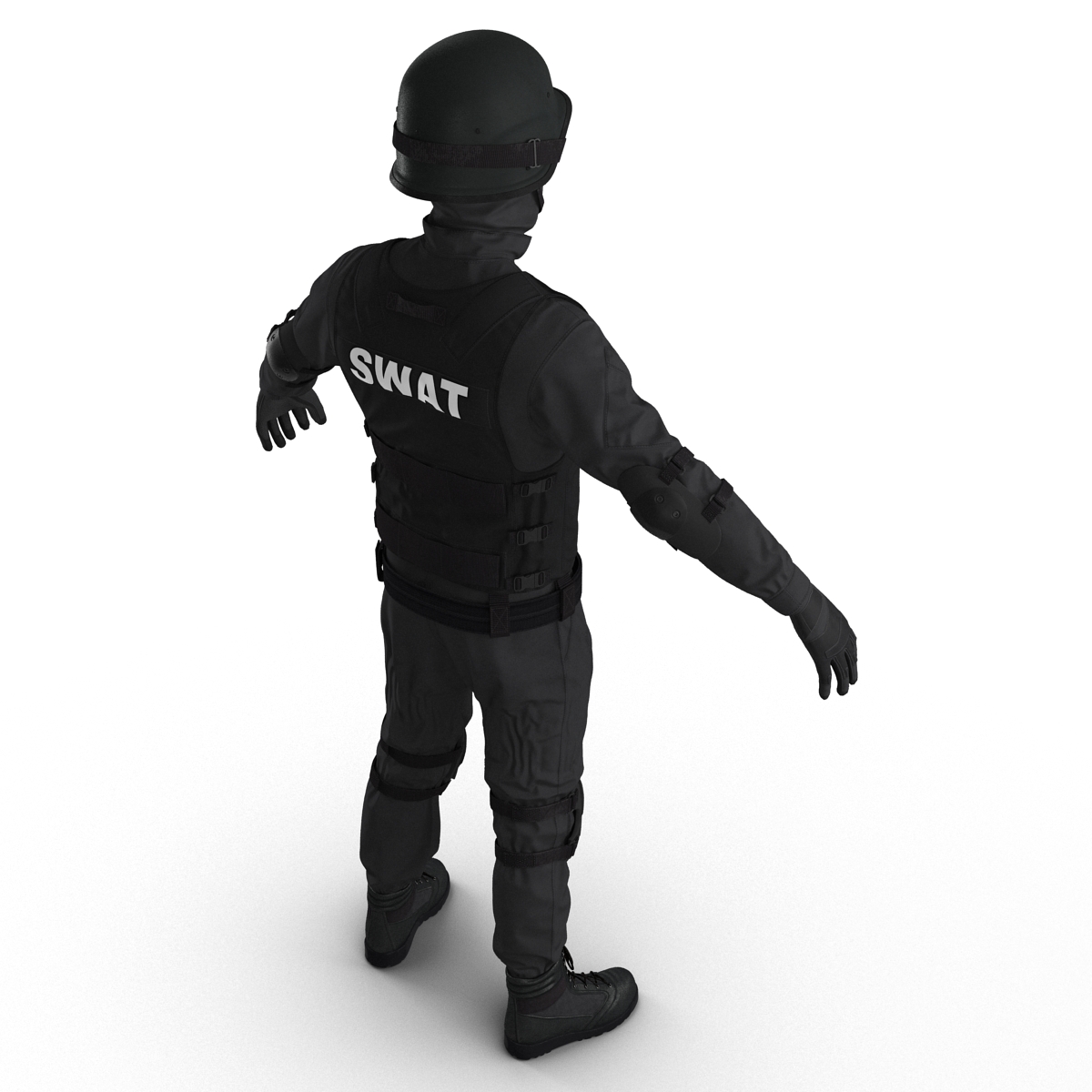 SWAT Uniform 3 3D model