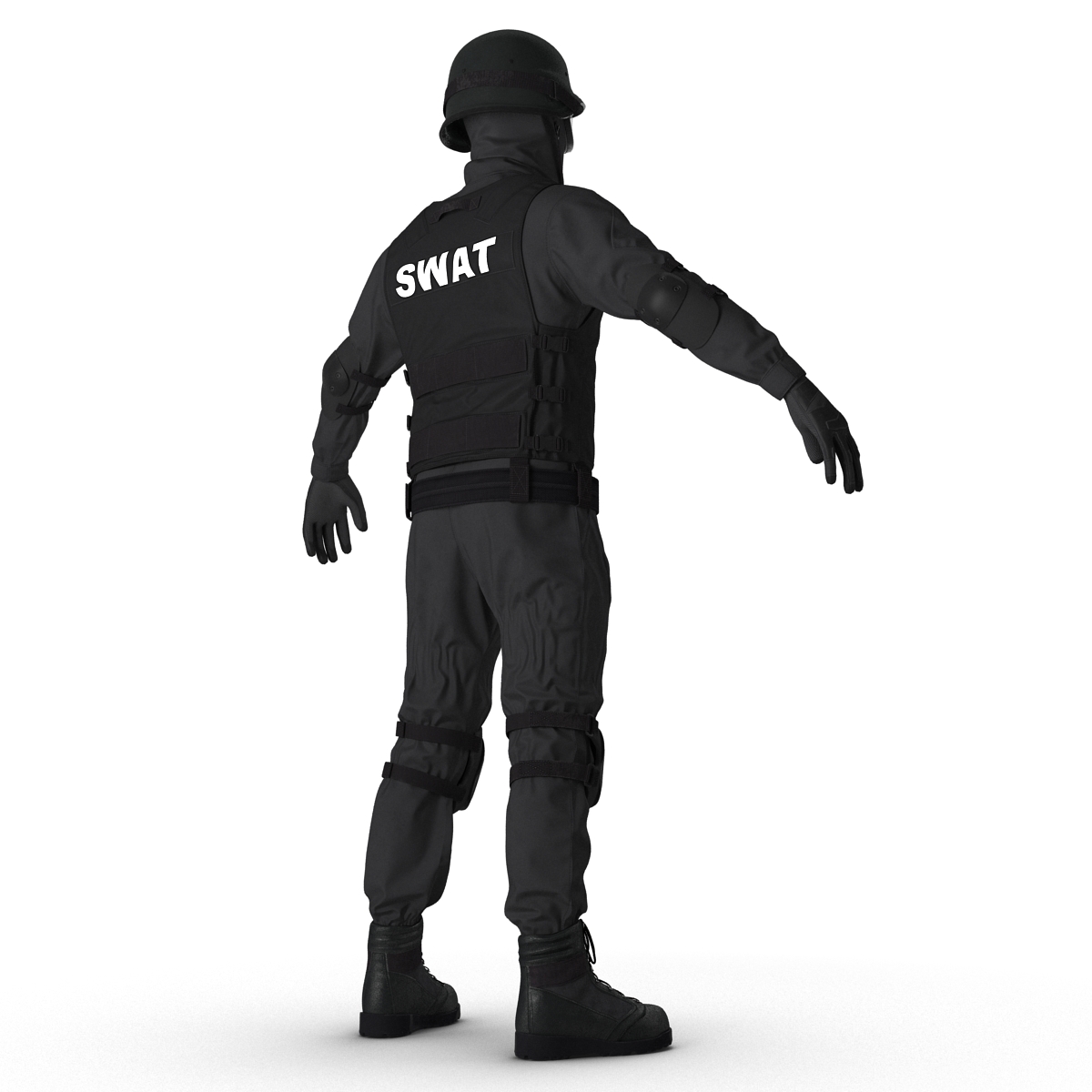 SWAT Uniform 3 3D model