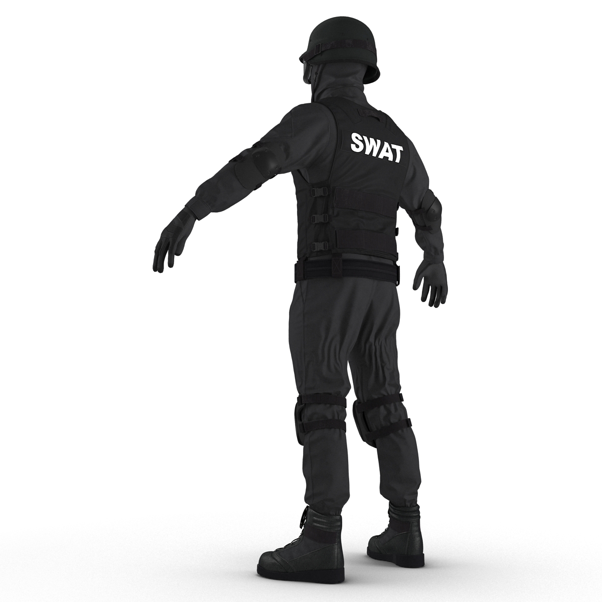 SWAT Uniform 3 3D model