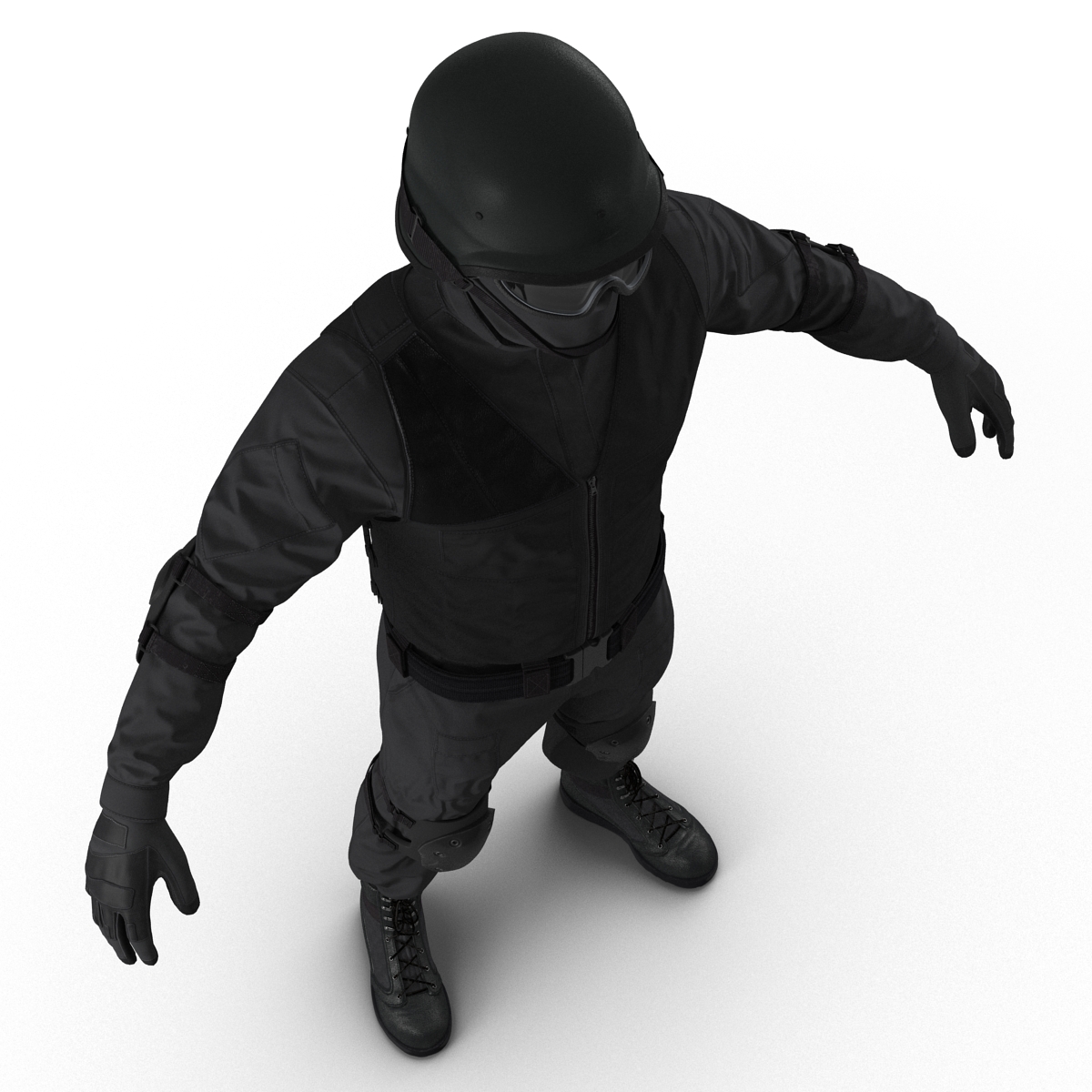 SWAT Uniform 3 3D model