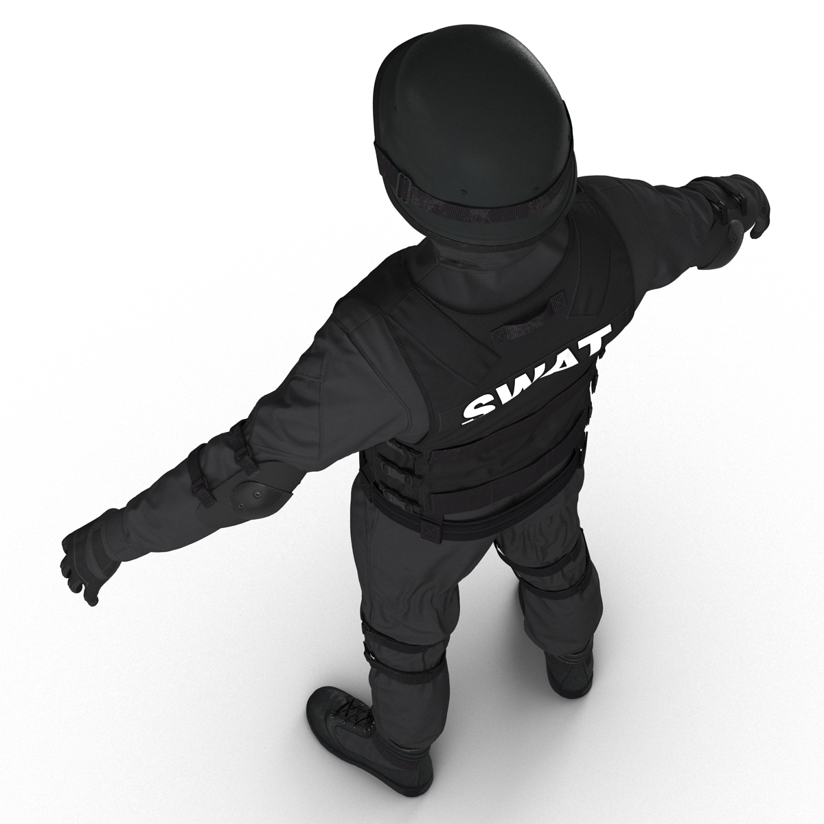 SWAT Uniform 3 3D model