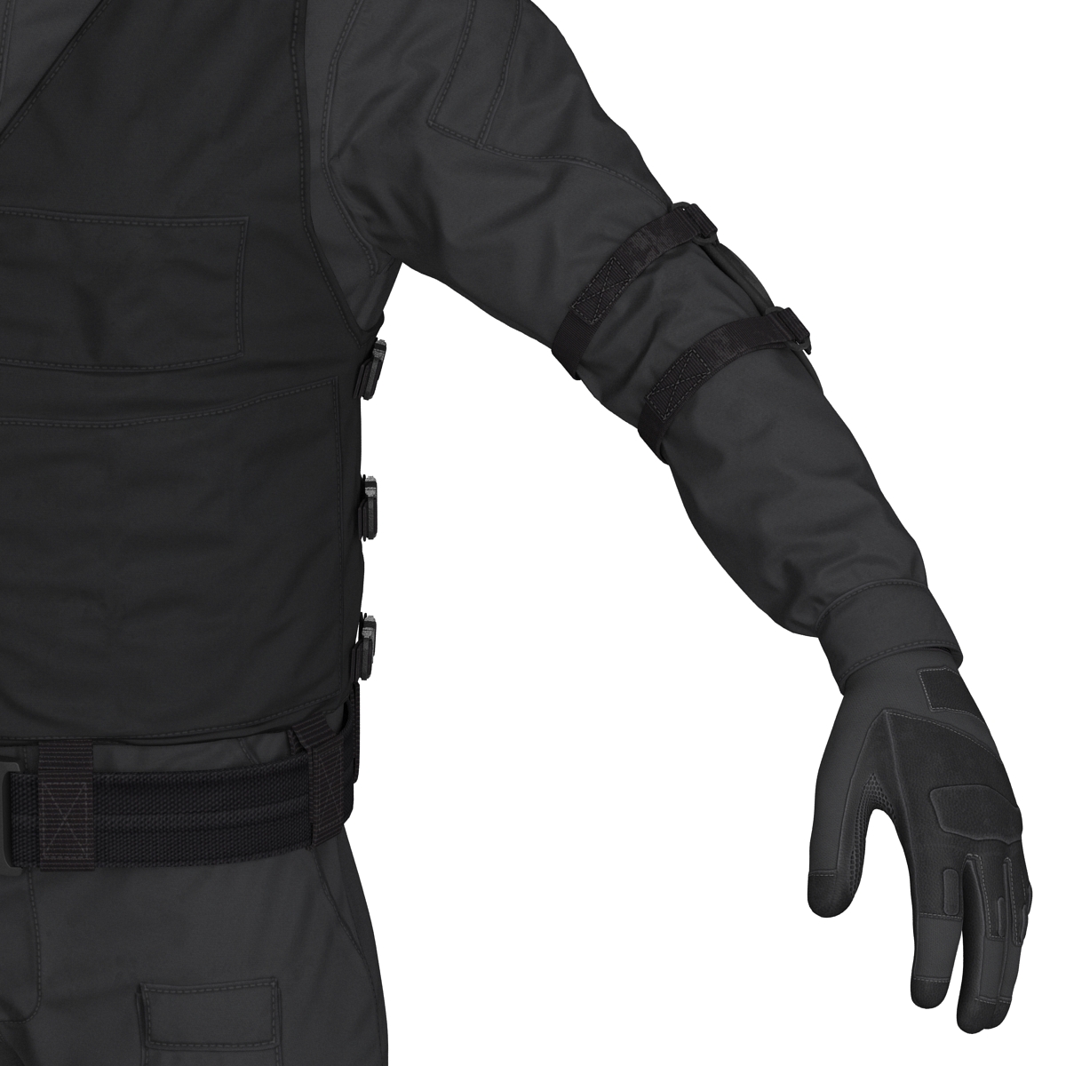 SWAT Uniform 3 3D model