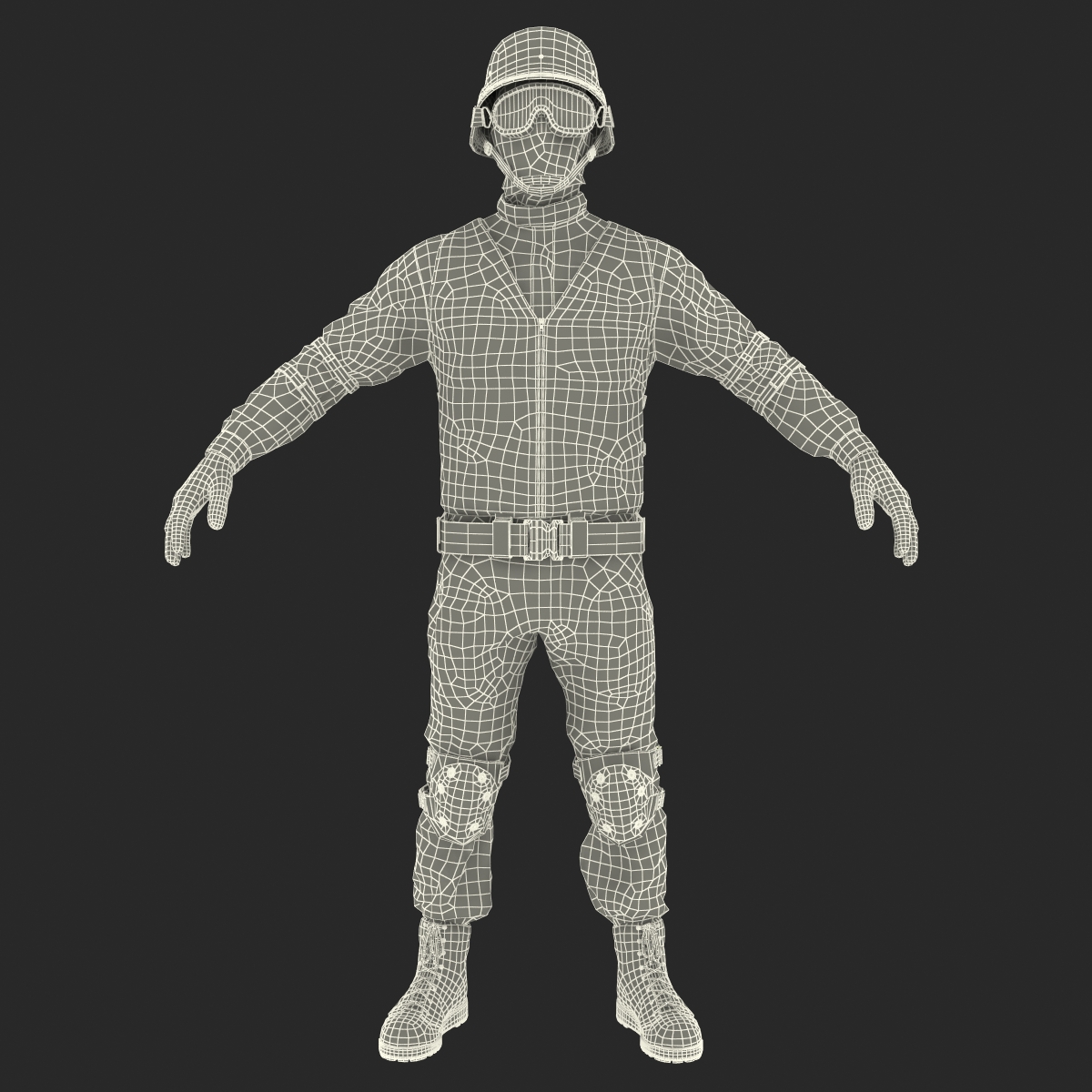 SWAT Uniform 3 3D model