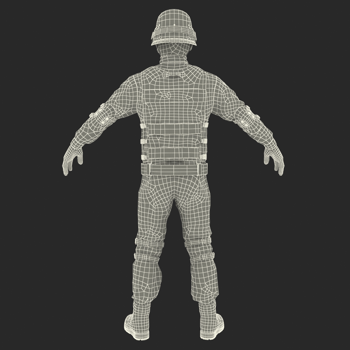 SWAT Uniform 3 3D model