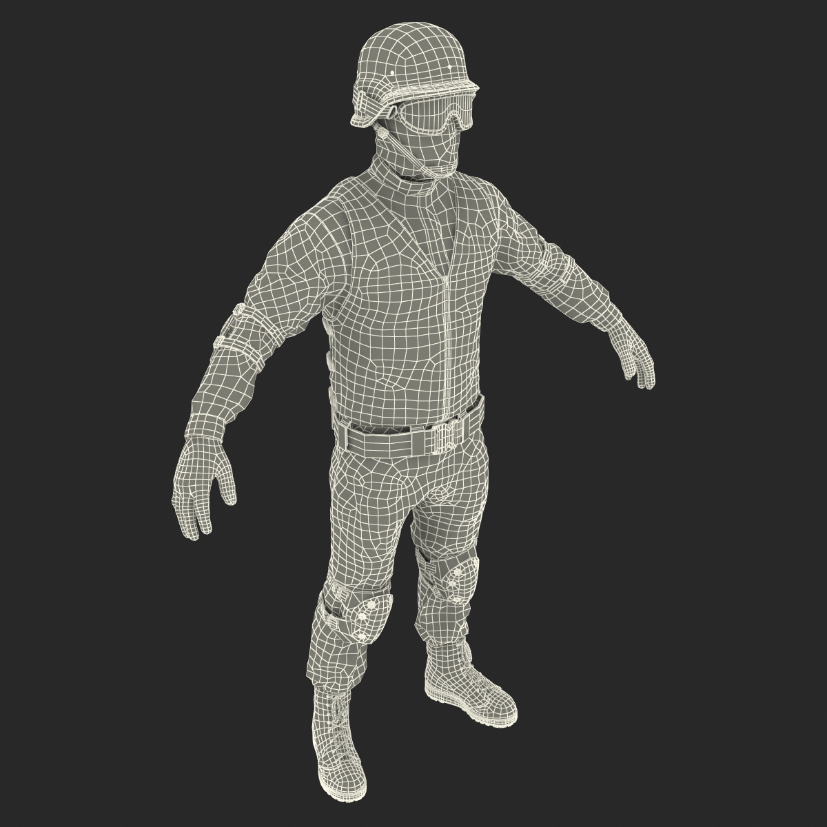 SWAT Uniform 3 3D model