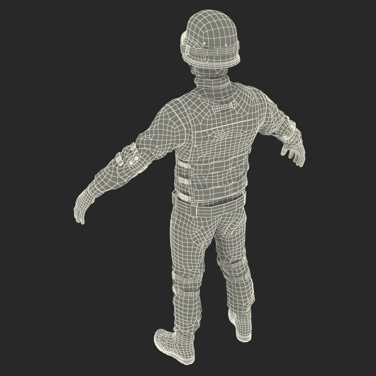 SWAT Uniform 3 3D model