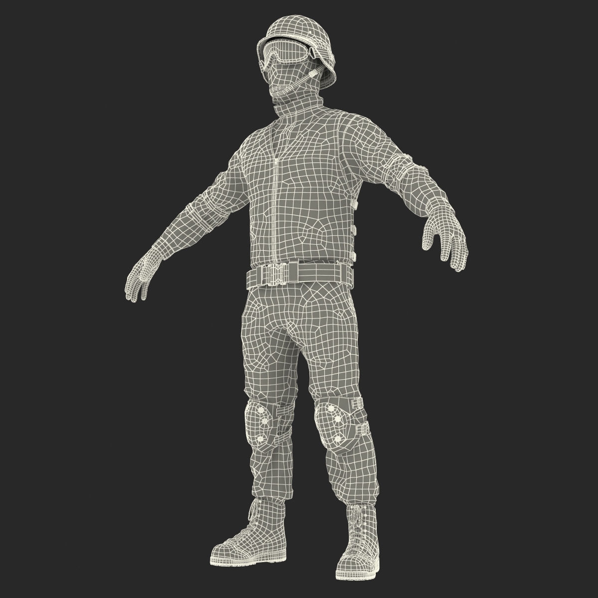 SWAT Uniform 3 3D model