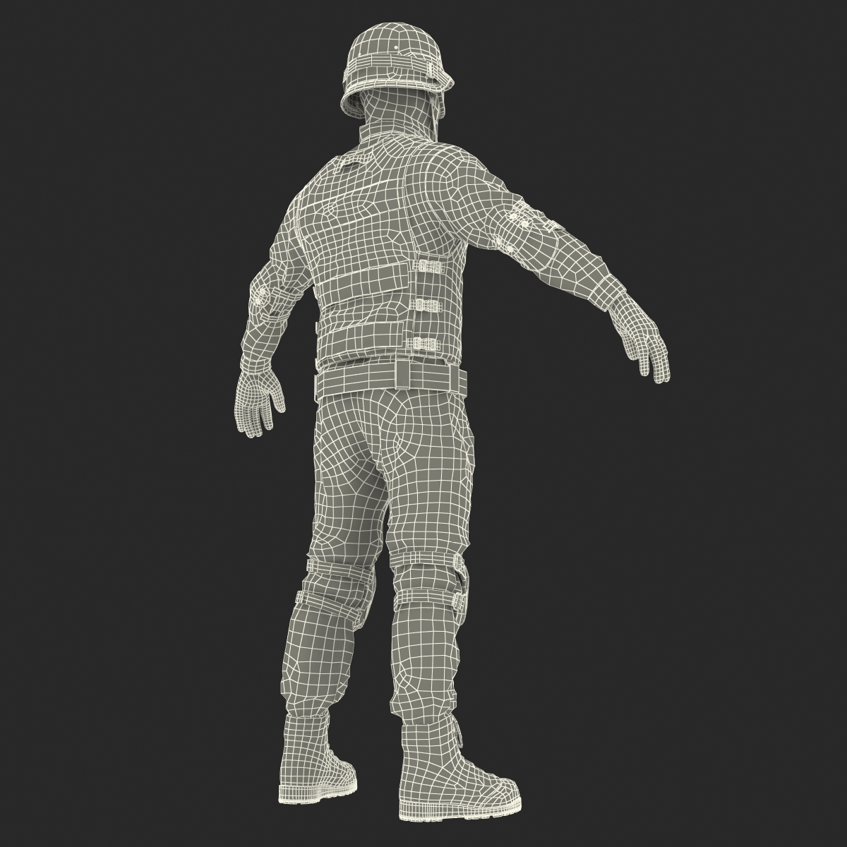 SWAT Uniform 3 3D model