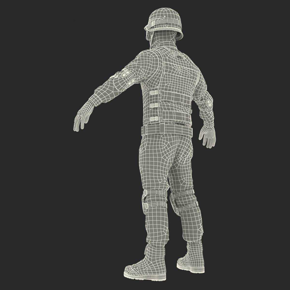 SWAT Uniform 3 3D model