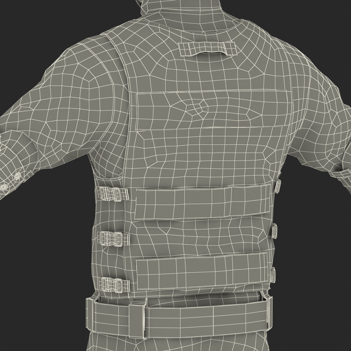 SWAT Uniform 3 3D model