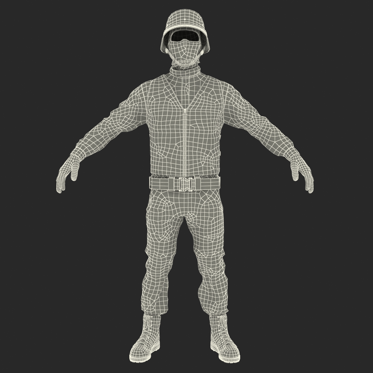 SWAT Uniform 4 3D model