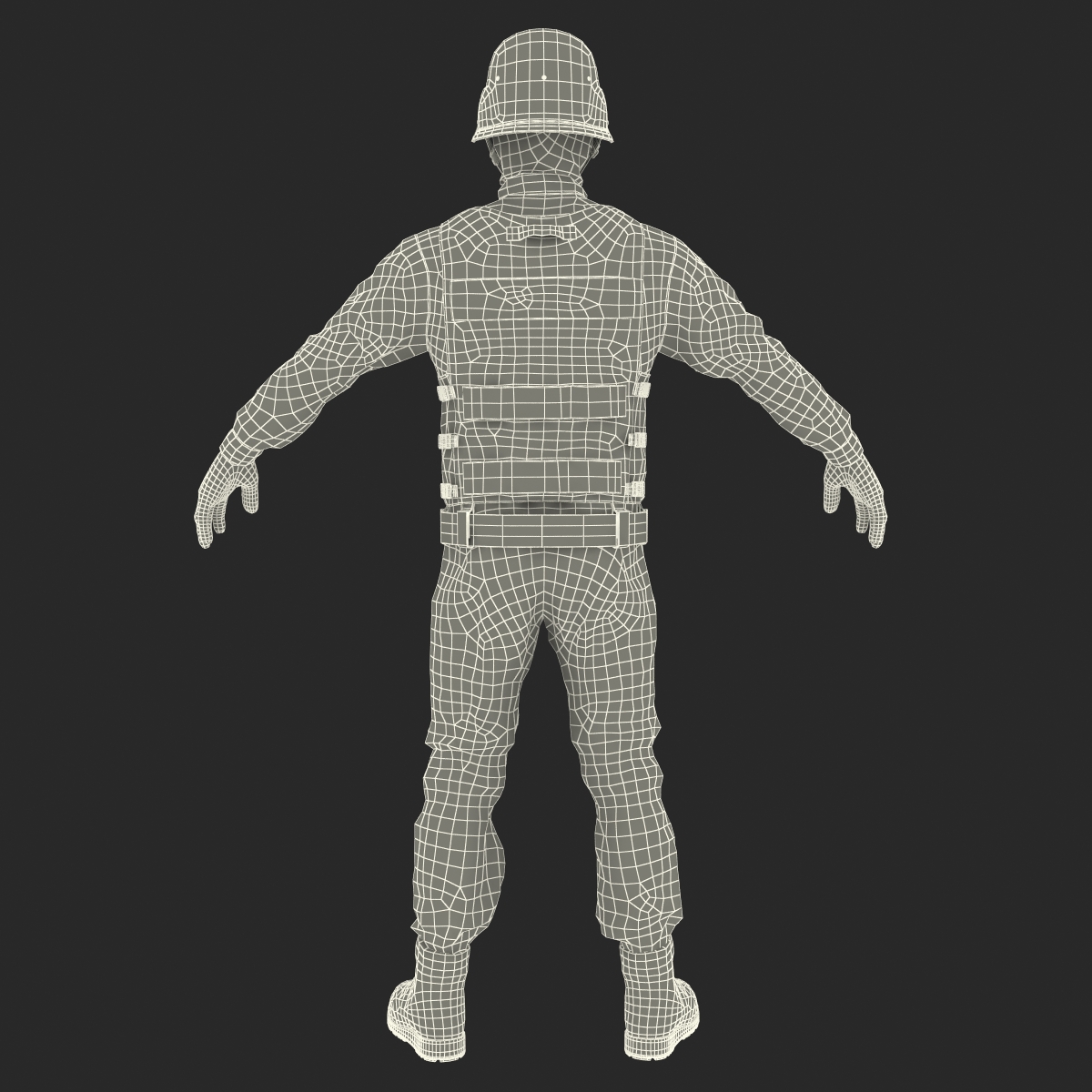 SWAT Uniform 4 3D model