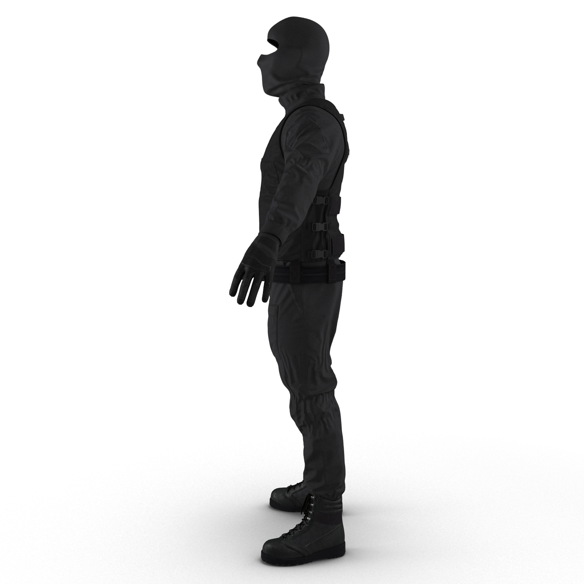 SWAT Uniform 5 3D model