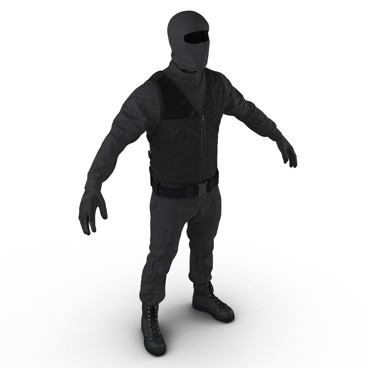 SWAT Uniform 5 3D model