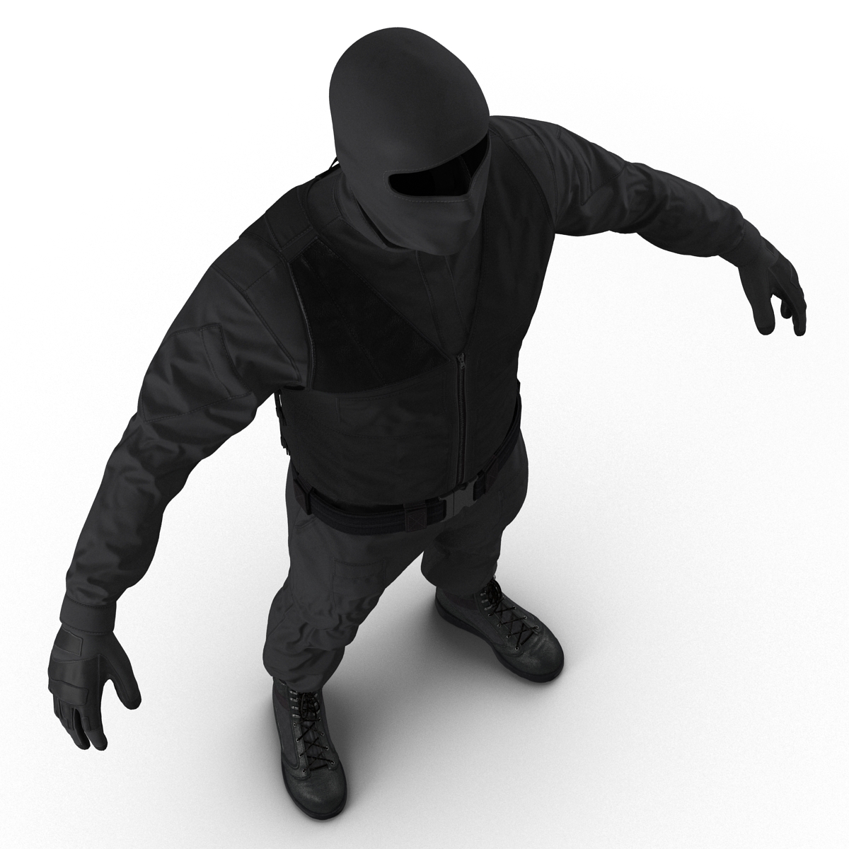 SWAT Uniform 5 3D model