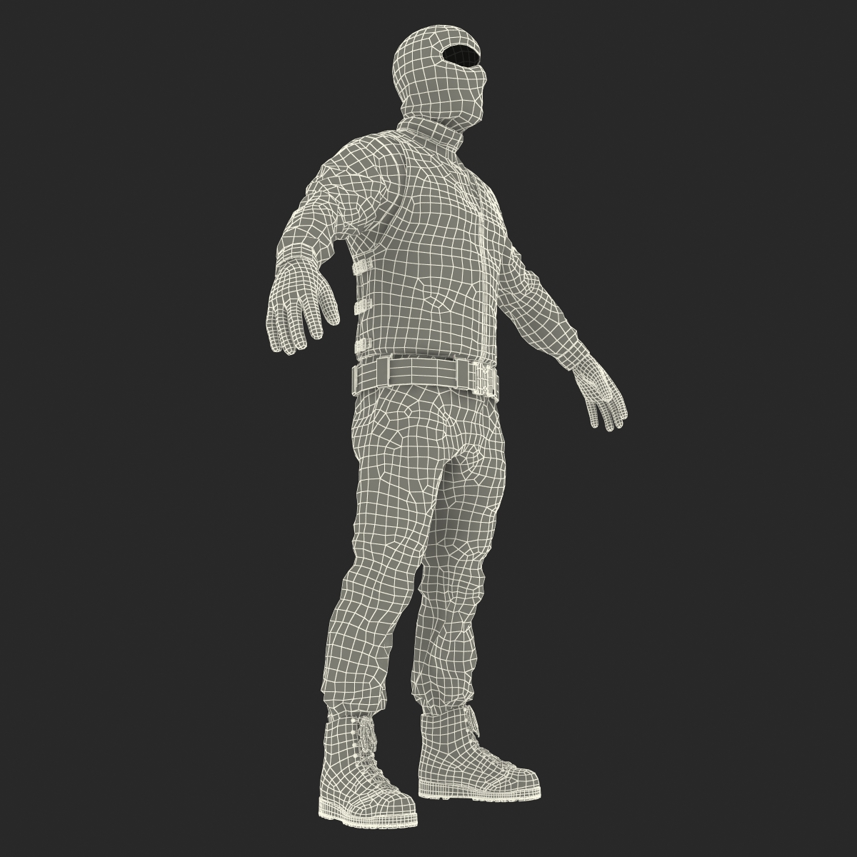 SWAT Uniform 5 3D model