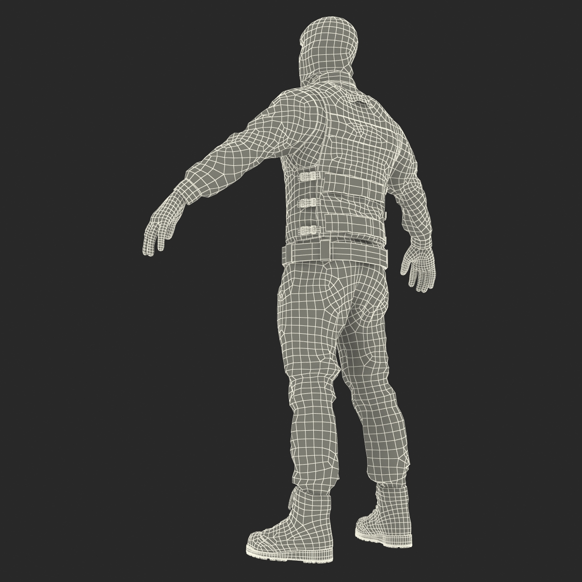 SWAT Uniform 5 3D model