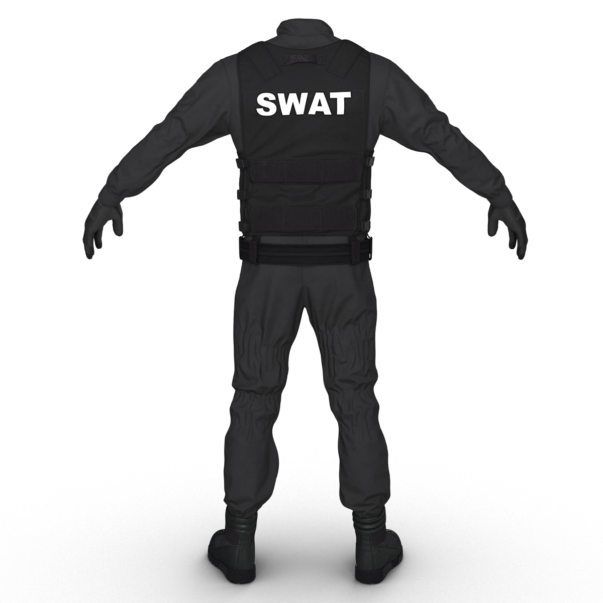 SWAT Uniform 6 3D model