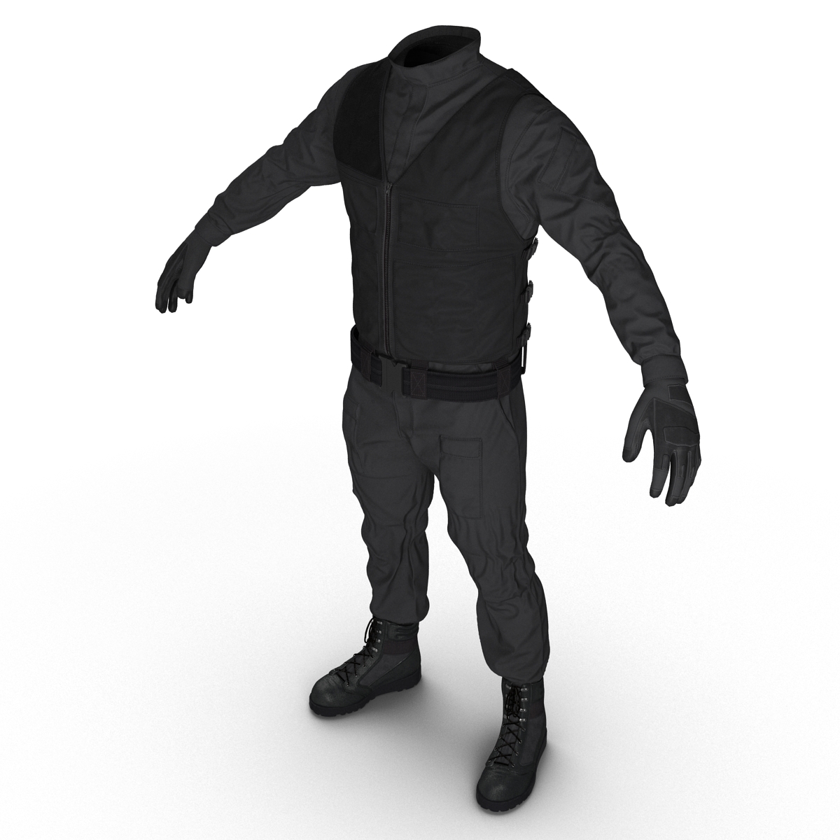 SWAT Uniform 6 3D model