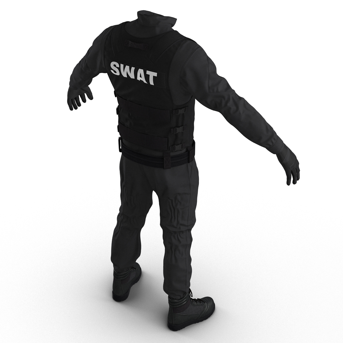 SWAT Uniform 6 3D model