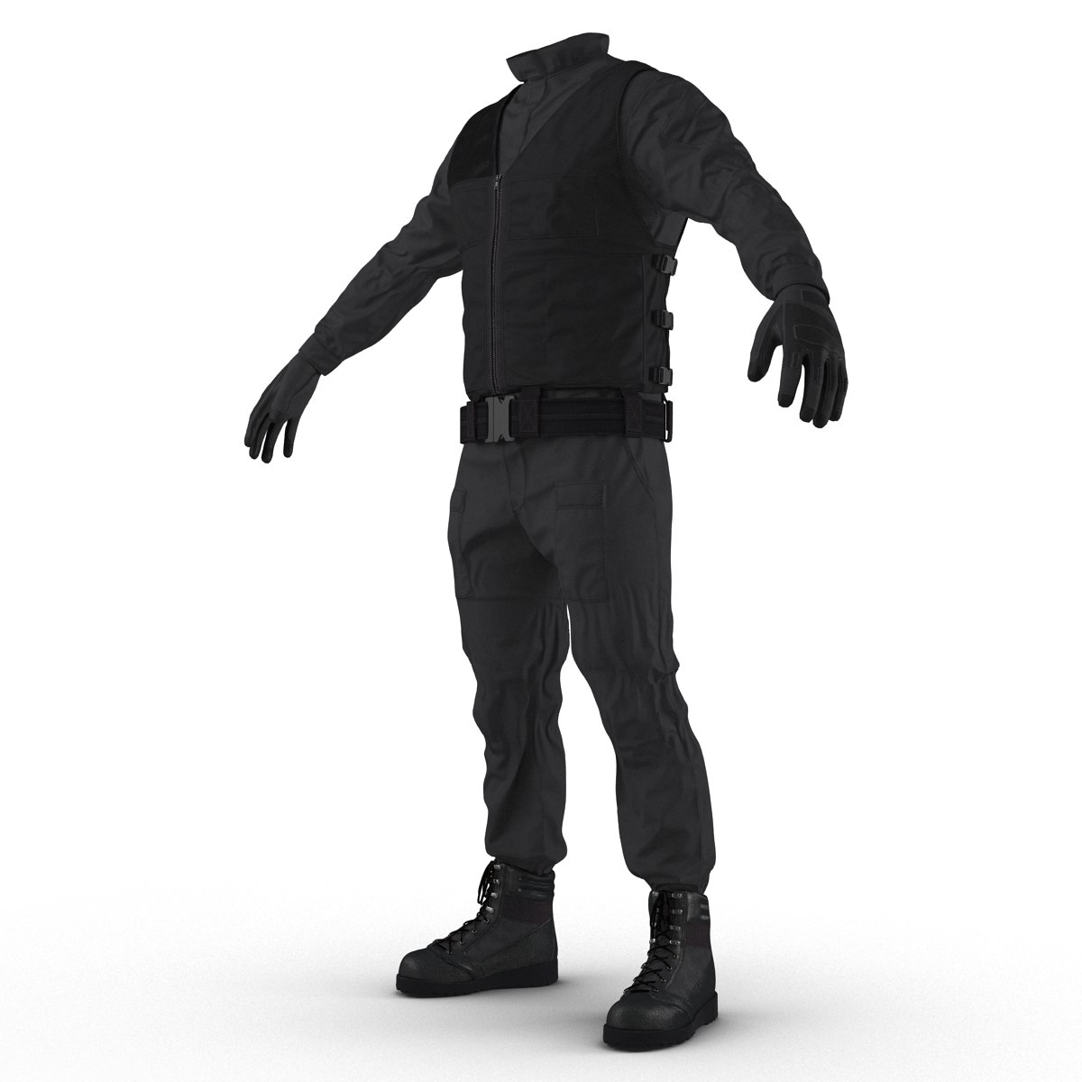 SWAT Uniform 6 3D model