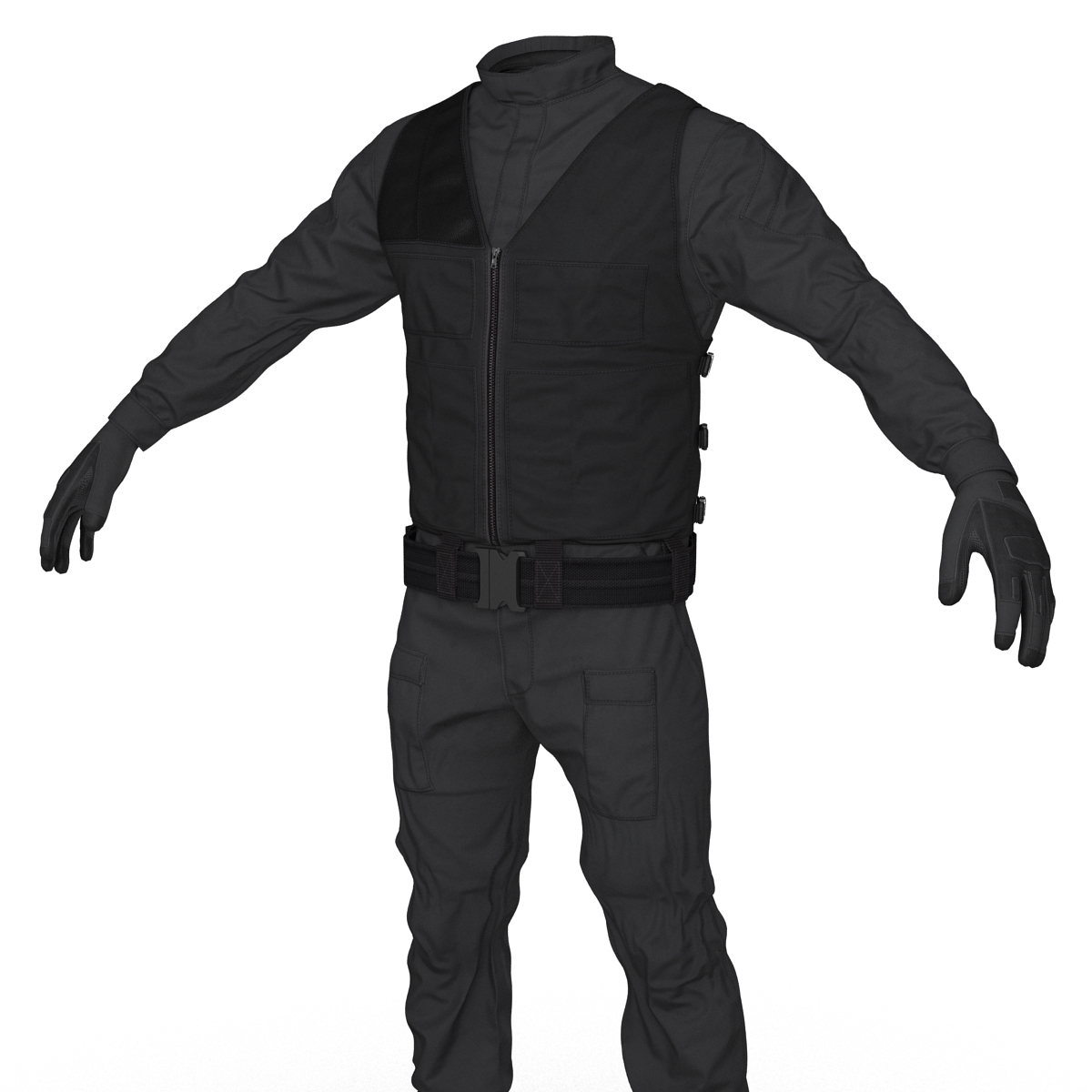 SWAT Uniform 6 3D model