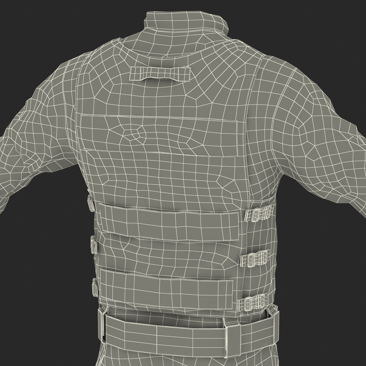 SWAT Uniform 6 3D model