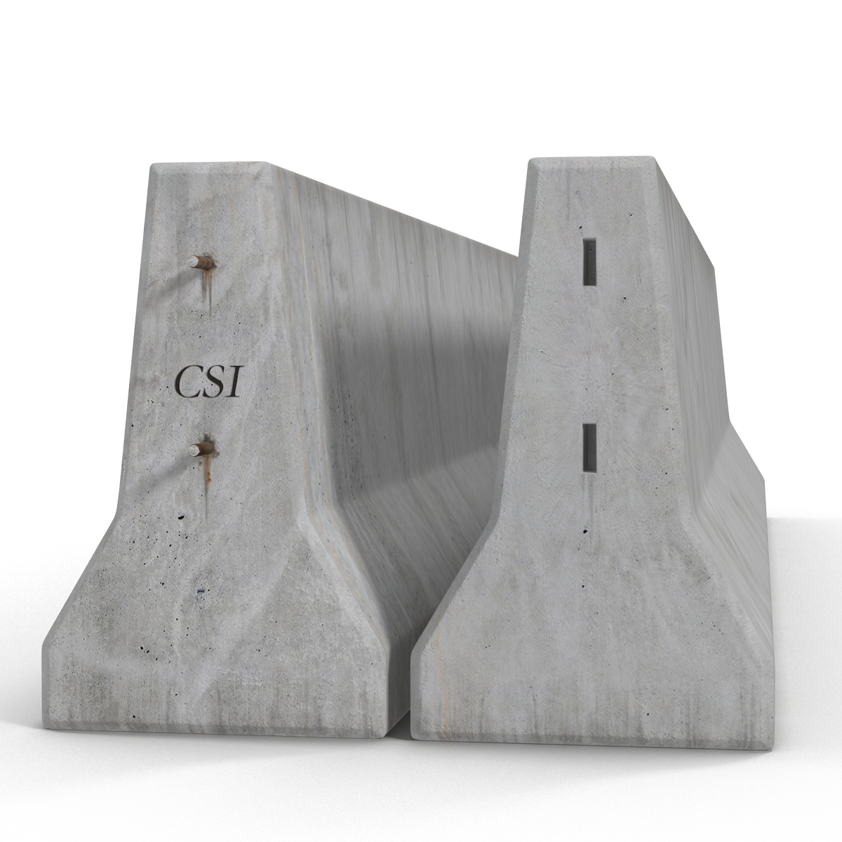 3D Concrete Barrier