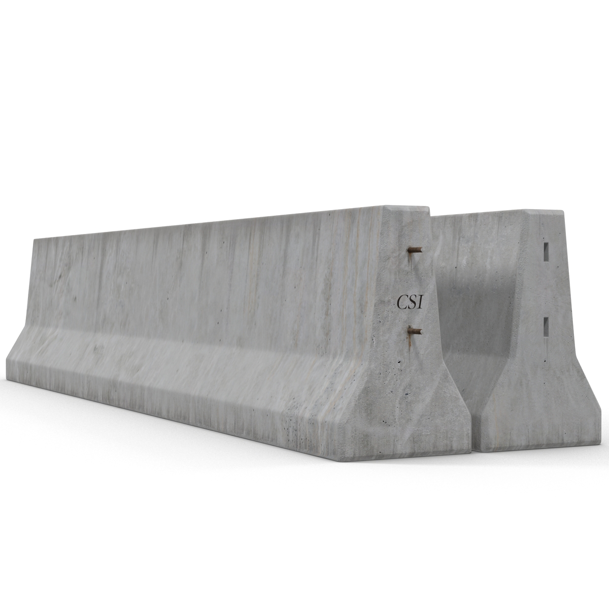 3D Concrete Barrier