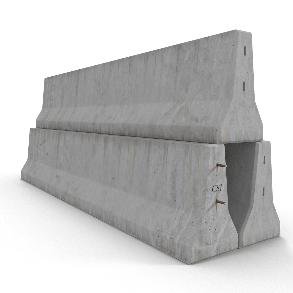 3D Concrete Barrier