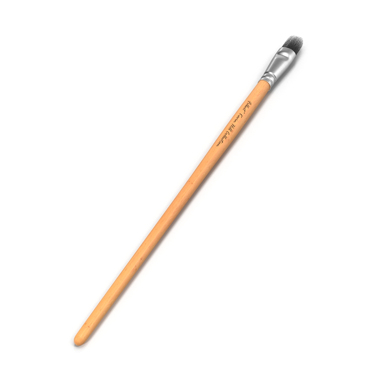 Paint Brush Filbert 3D model