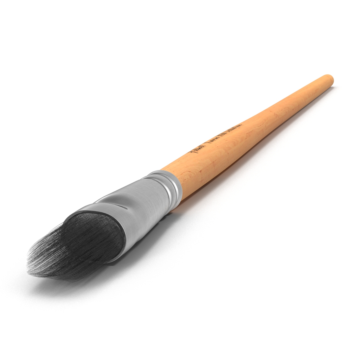 Paint Brush Filbert 3D model