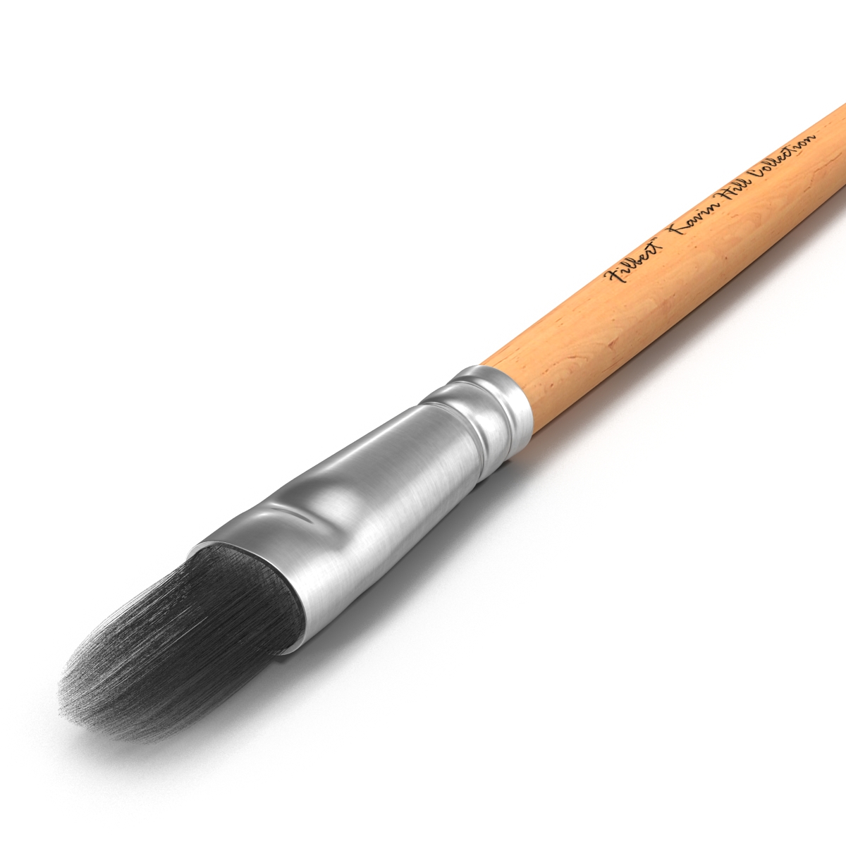 Paint Brush Filbert 3D model