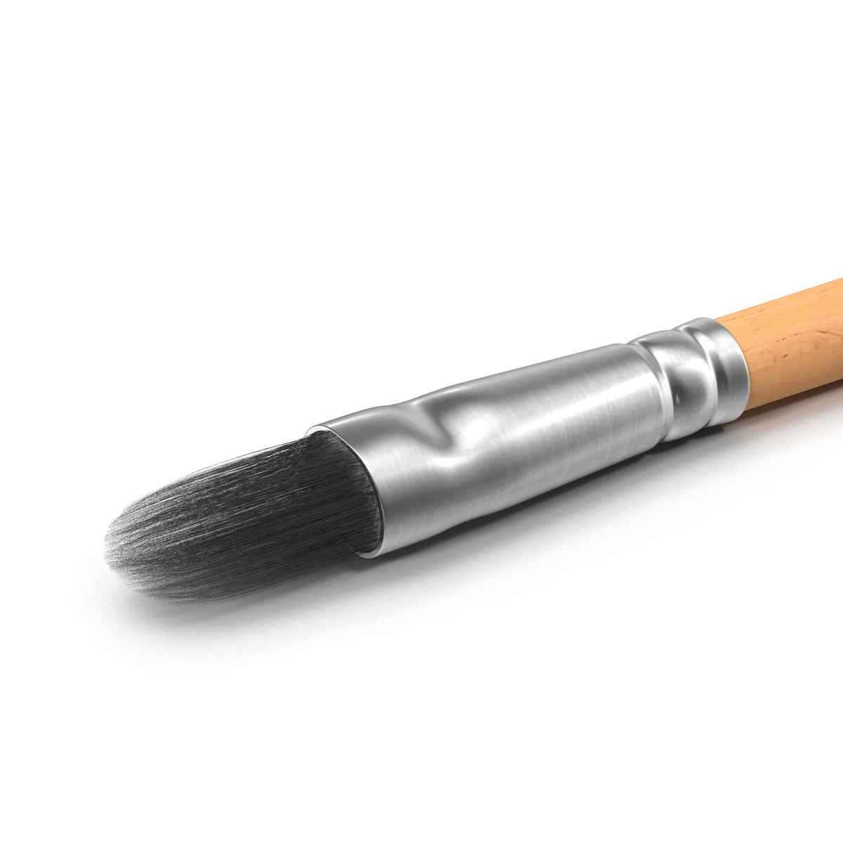 Paint Brush Filbert 3D model