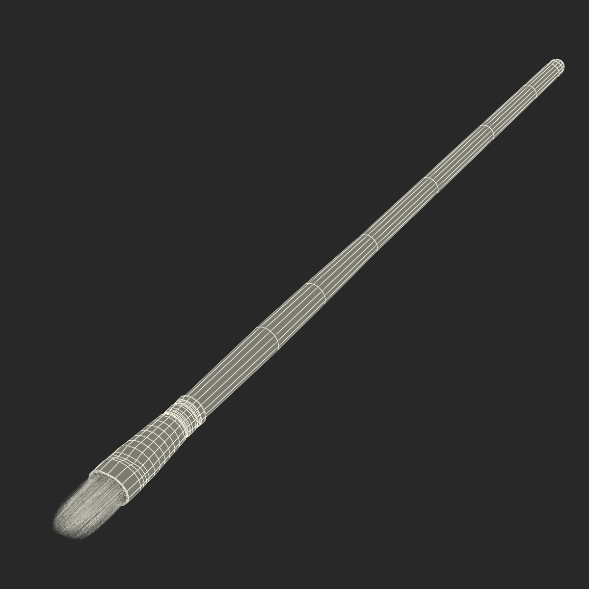 Paint Brush Filbert 3D model