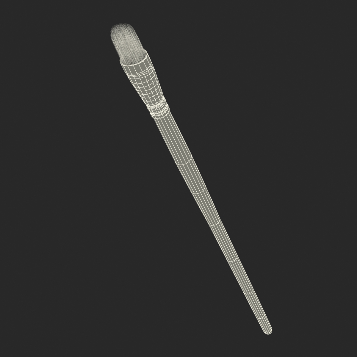 Paint Brush Filbert 3D model