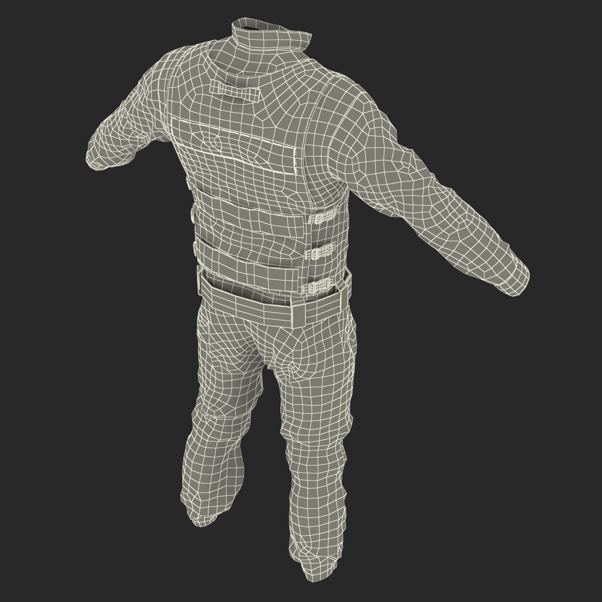 SWAT Uniform 7 3D model