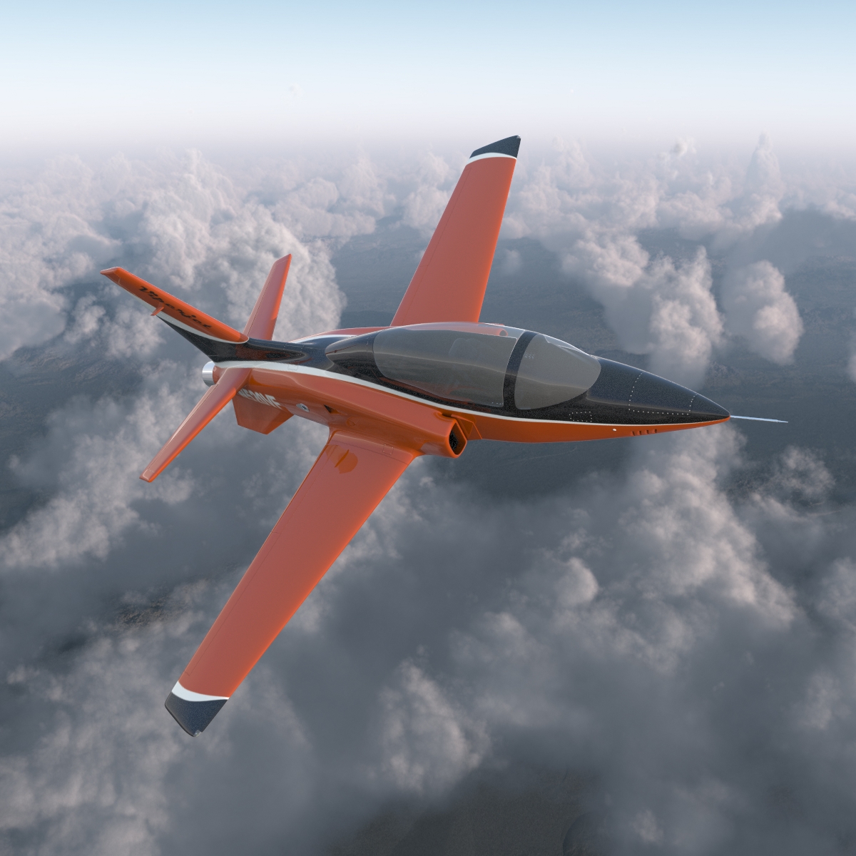 3D Sport Aircraft ViperJet model