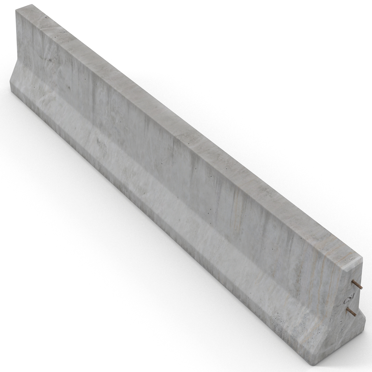 3D Concrete Barrier