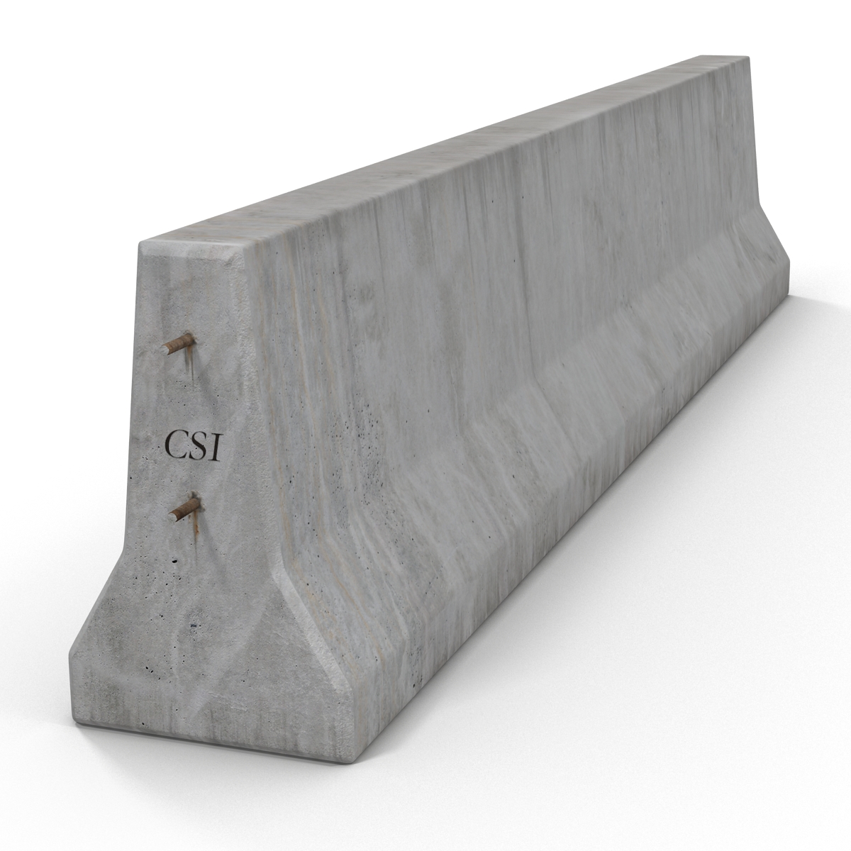 3D Concrete Barrier