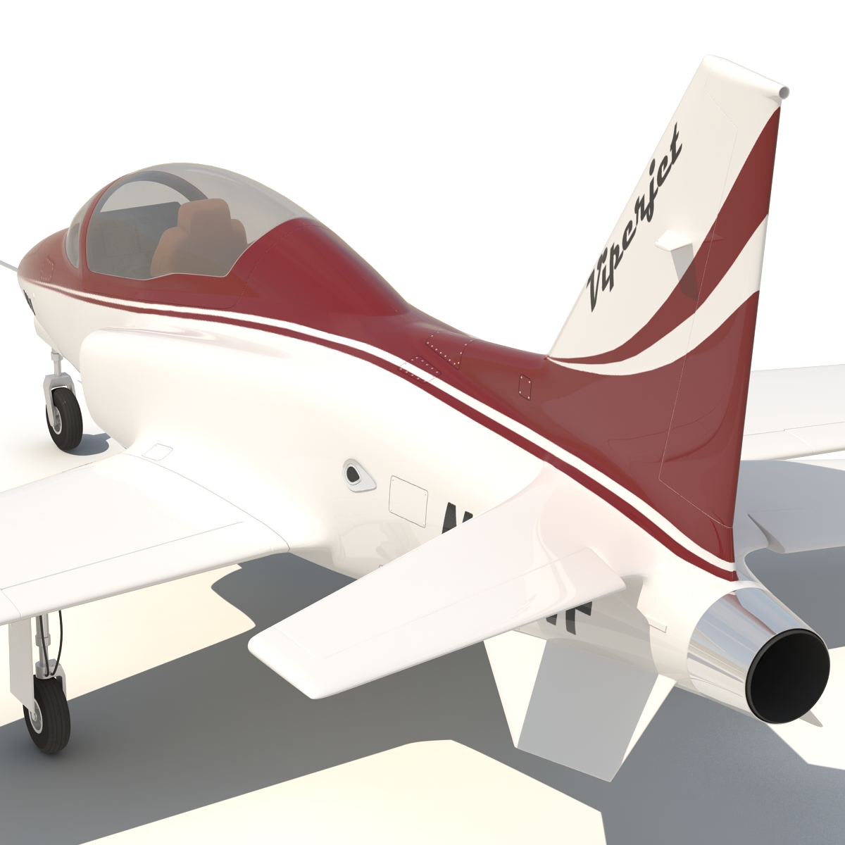 Sport Aircraft ViperJet 3 Rigged 3D