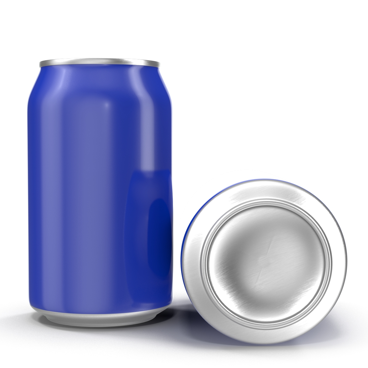 3D Open Beer Can model