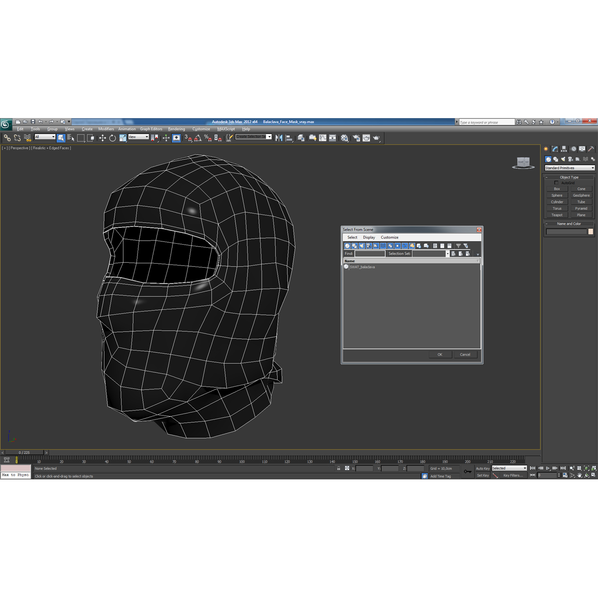 Balaclava Face Mask 3D model