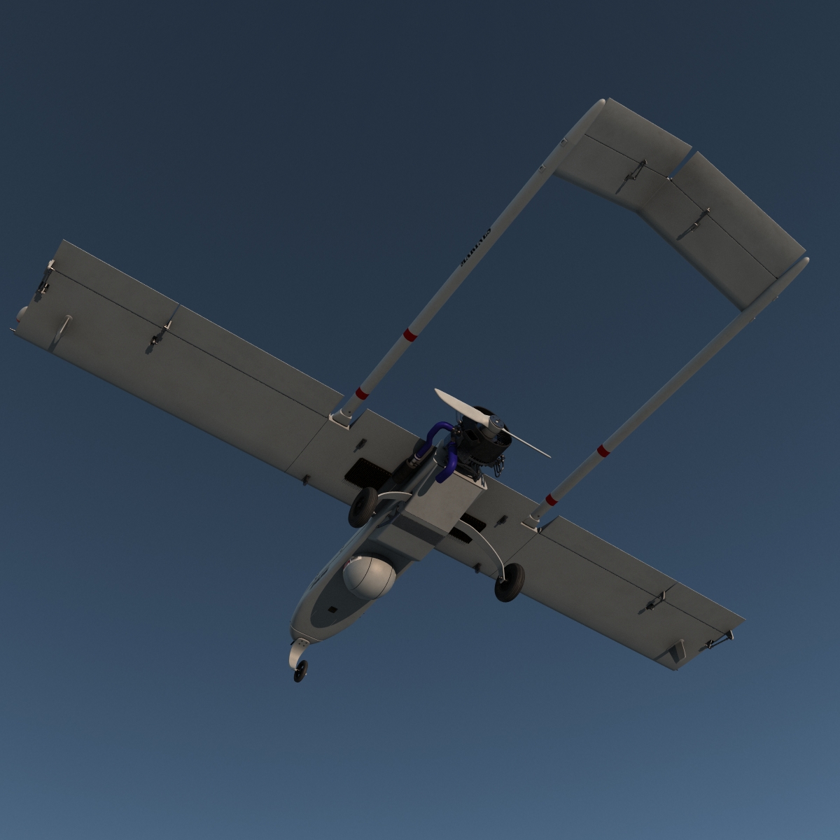 3D AAI RQ-7 Shadow UAV Rigged