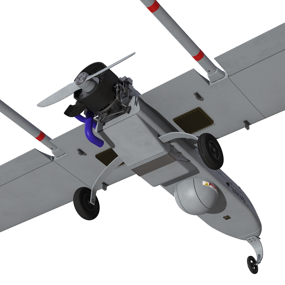 3D AAI RQ-7 Shadow UAV Rigged